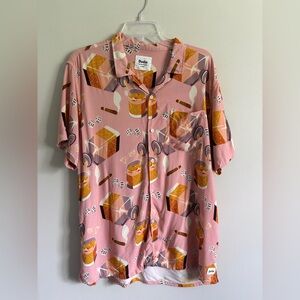 Duvin Design Men’s Have A Nice Day Shirt Size XL Whiskey Dice Cigar Graphic